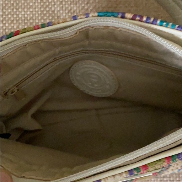 Etienne Aigner Straw Leather Multi Color B… - Picture 6 of 6